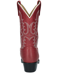 SMOKY MOUNTAIN BOOTS: YOUTH GIRLS' DENVER COWBOY BOOTS - FADED RED