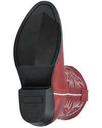SMOKY MOUNTAIN BOOTS: YOUTH GIRLS' DENVER COWBOY BOOTS - FADED RED