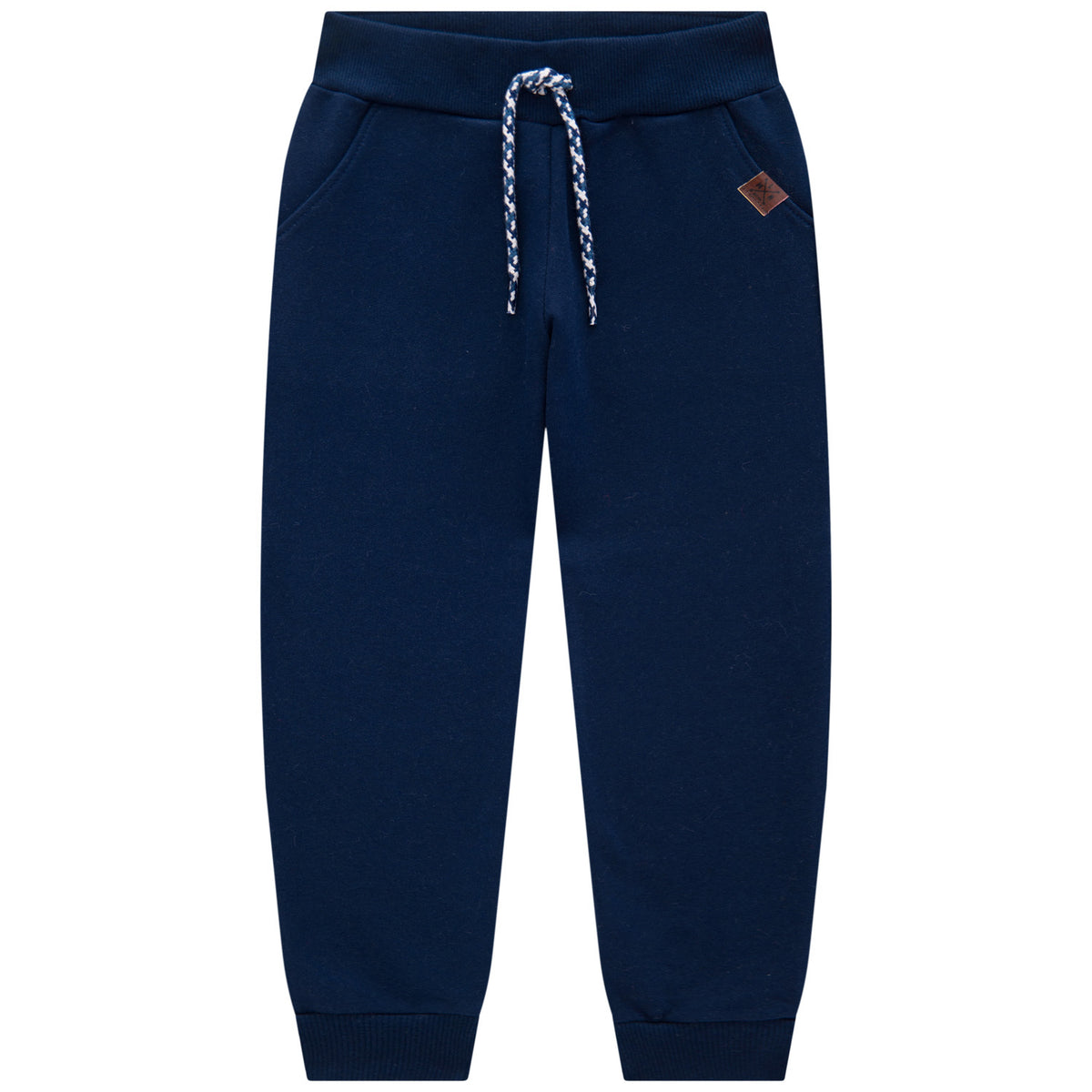 MILON: NAVY/CREAM LONG SLEEVE HENLEY & NAVY JOGGER SET