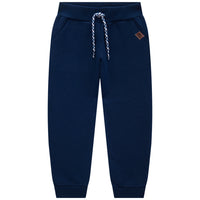 MILON: NAVY/CREAM LONG SLEEVE HENLEY & NAVY JOGGER SET