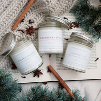 LAKEBOUND CANDLE CO: CRANBERRY SPICE SOY CANDLE