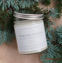 LAKEBOUND CANDLE CO: WINTER WOODS SOY CANDLE