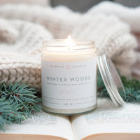 LAKEBOUND CANDLE CO: WINTER WOODS SOY CANDLE