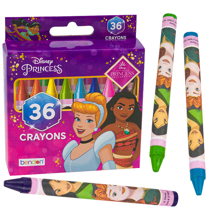 DISNEY: PRINCESS CRAYONS (36-PACK)