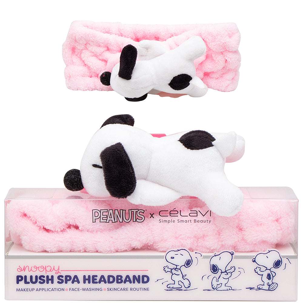 CELAVI X PEANUTS: SNOOPY PLUSH SPA HEADBAND