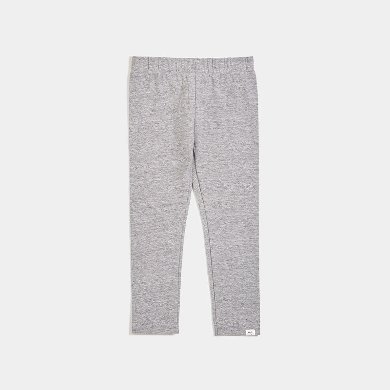 MILES THE LABEL: MILES BASICS HEATHER GREY LEGGINGS