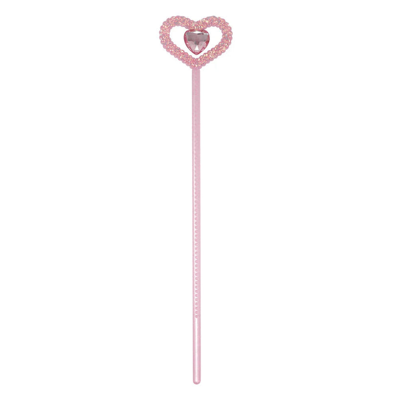 PINK POPPY: BALLERINA JEWEL HEART WAND