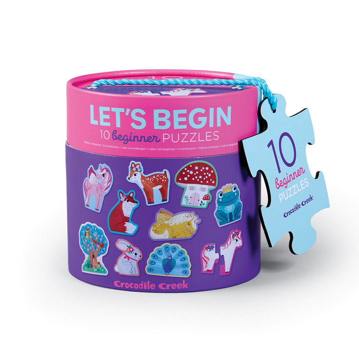 CROCODILE CREEK: LET'S BEGIN 2-PIECE PUZZLE - UNICORN