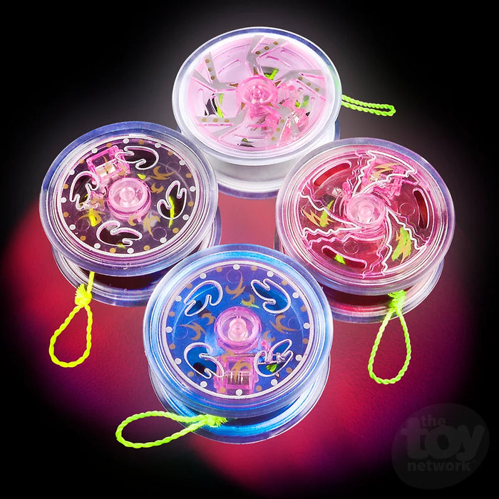 LIGHT-UP METAL YOYO - 2.5"