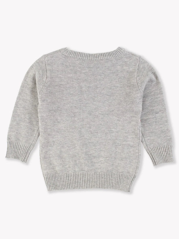 RUGGED BUTTS: KNIT CREW NECK SWEATER - COZY FAIR ISLE