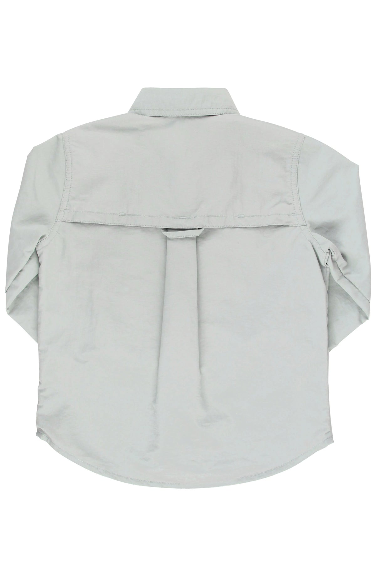 RUGGED BUTTS: SUN PROTECTIVE BUTTON DOWN SHIRT - HARBOR GRAY