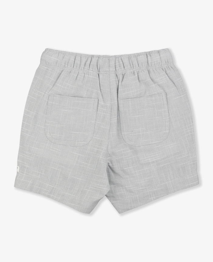 RUGGED BUTTS: PULL-ON SHORTS - HARBOR GRAY