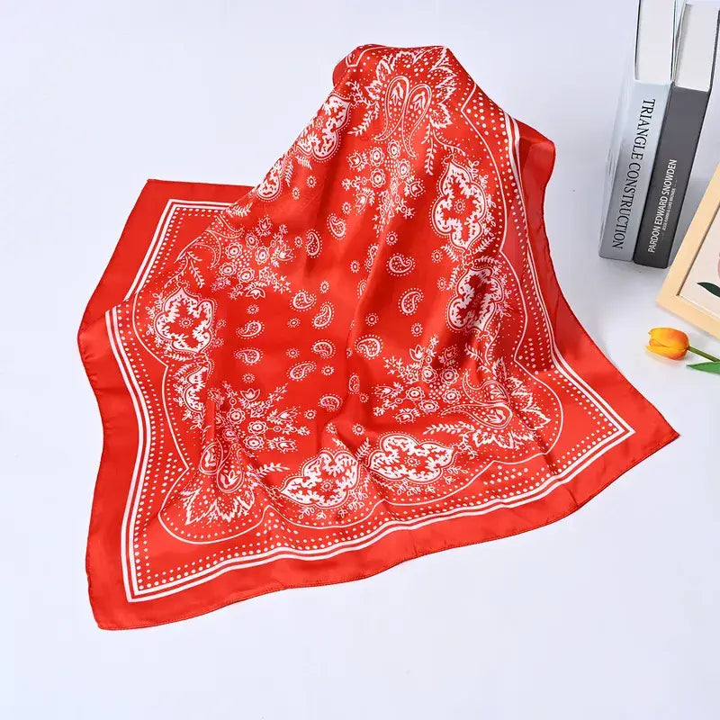 WESTERN BANDANA SILKY SCARVES IN A VARIETY OF COLORS
