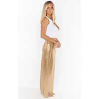 SHOW ME YOUR MUMU: SATURDAY SKIRT - GOLD