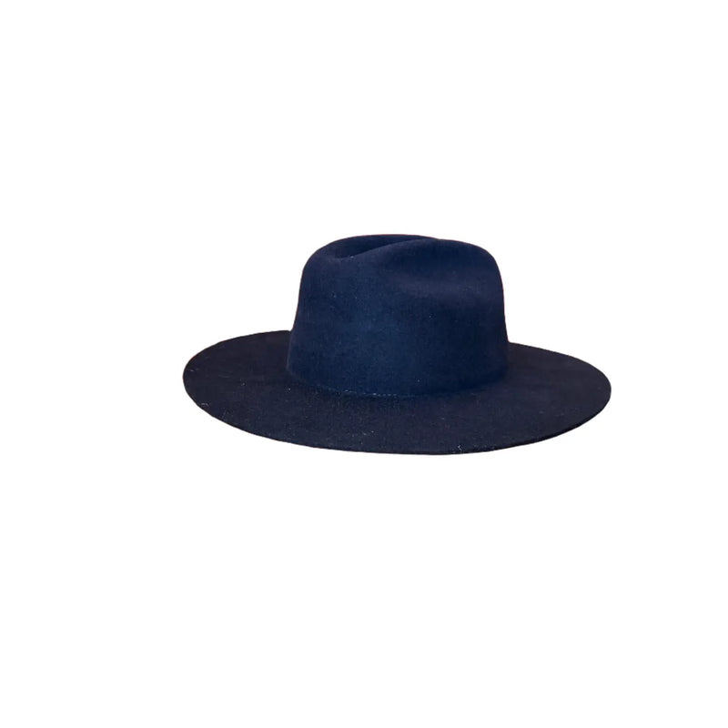 THE QUINN CATTLEMEN WOOL FELT HAT - NAVY
