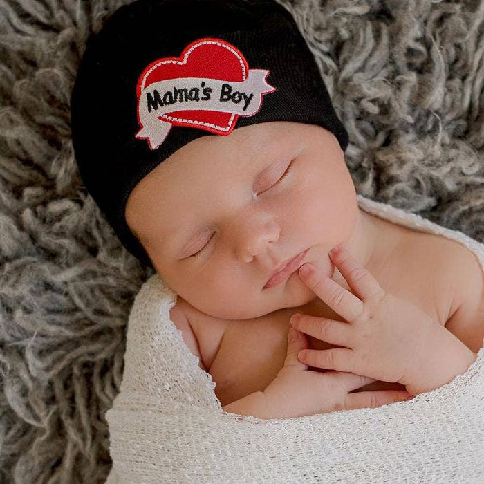 ILYBEAN: MAMA'S BOY TATTOO HOSPITAL HAT - BLACK