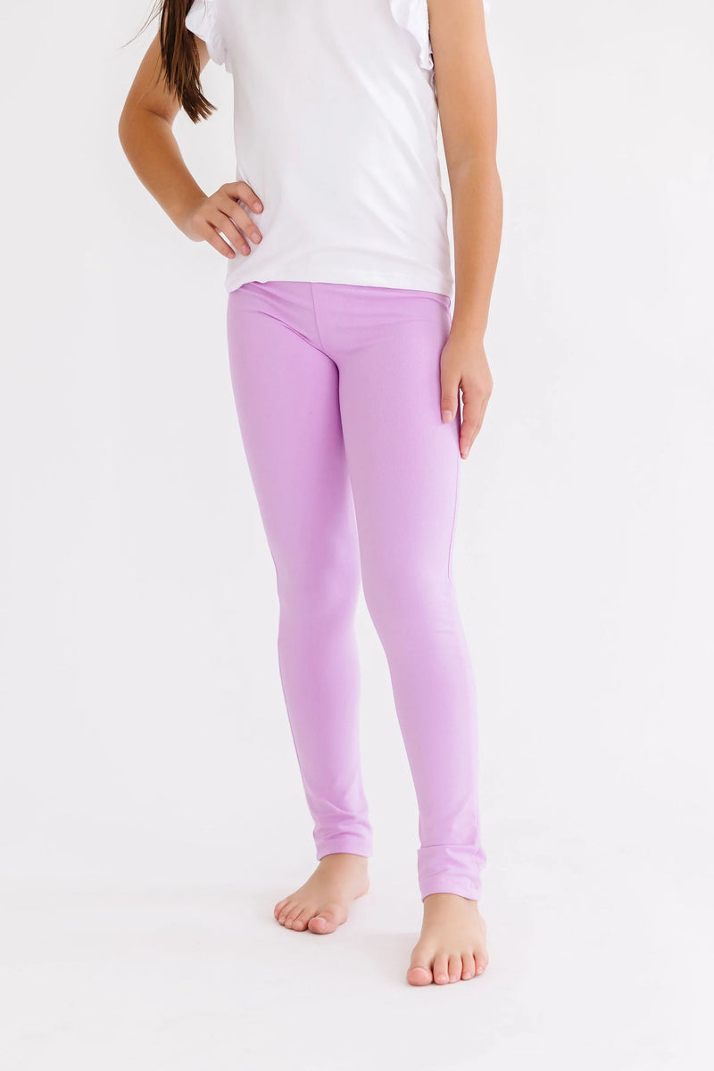 MILA & ROSE: BRIGHT LILAC LEGGINGS