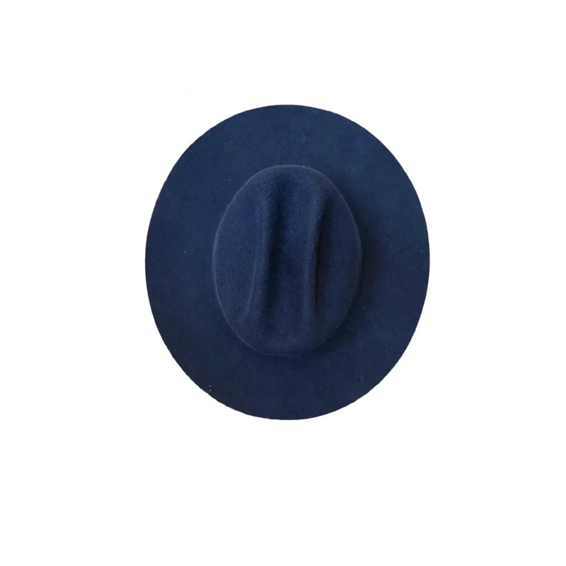 THE QUINN CATTLEMEN WOOL FELT HAT - NAVY