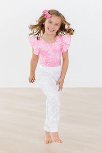 MILA & ROSE: DISCO SEQUIN JOGGERS