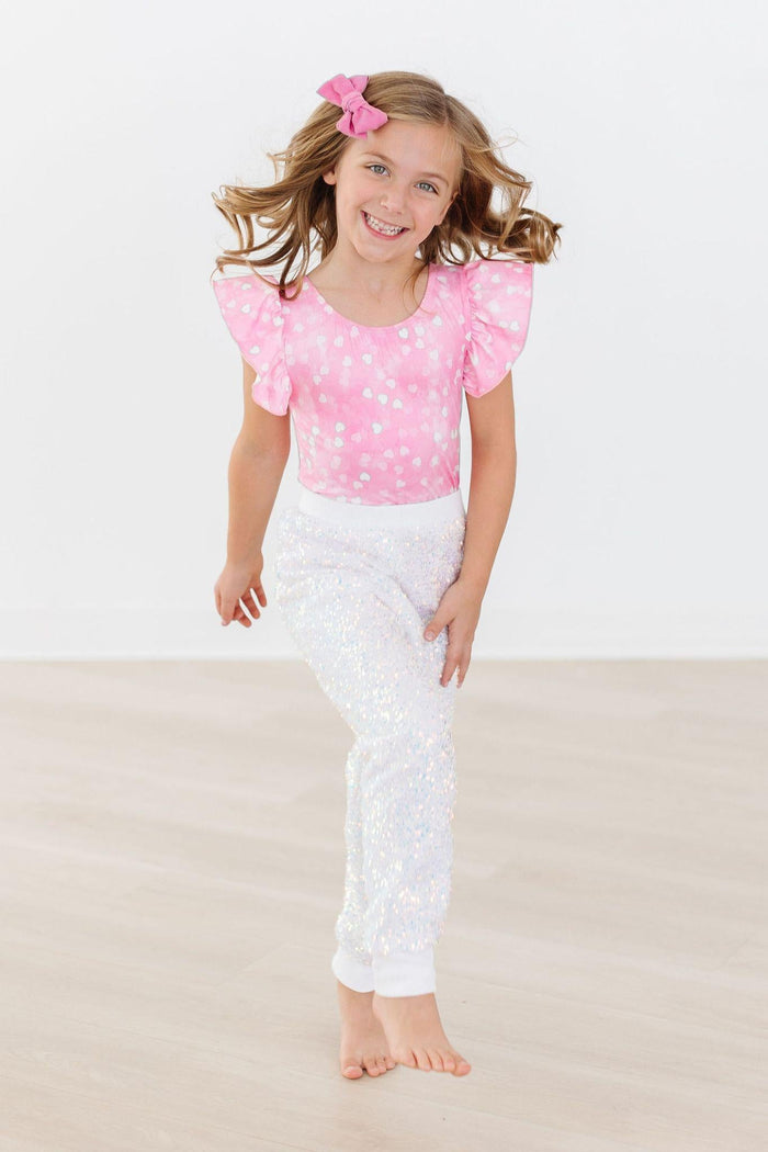 MILA & ROSE: DISCO SEQUIN JOGGERS