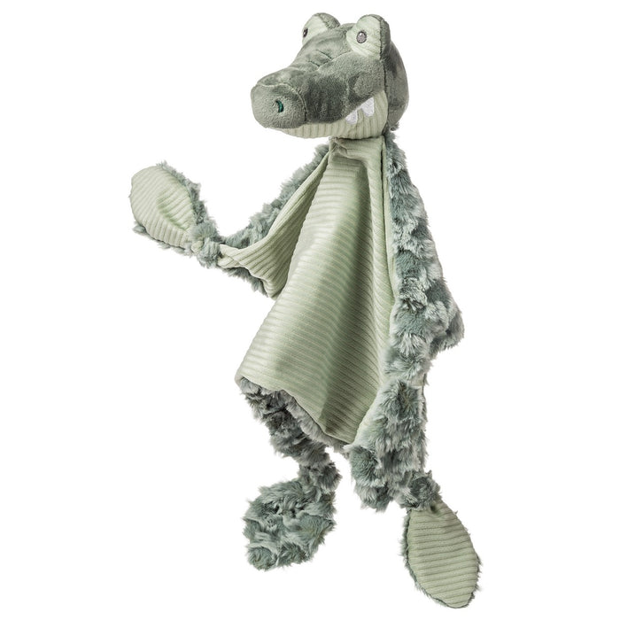 MARY MEYER: AFRIQUE ALLIGATOR CHARACTER BLANKET - 13" X 13″