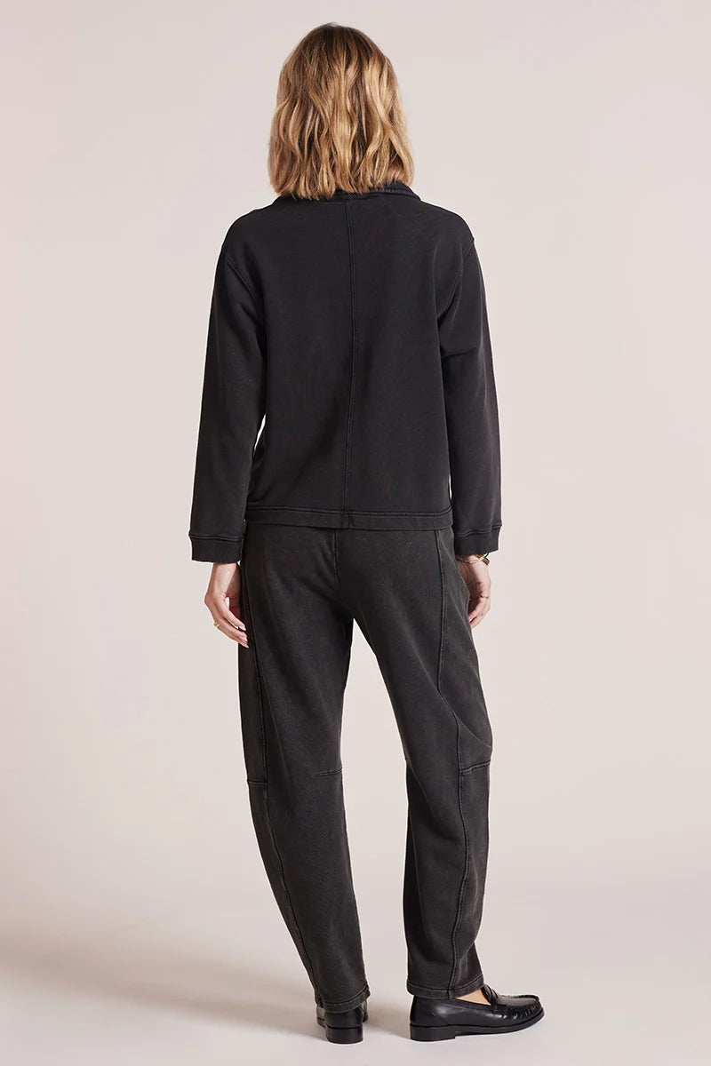 BOBI: SKINNY BARREL SWEATPANT- BLACK