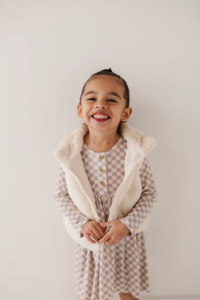 BABYSPROUTS: FUR VEST - BEIGE