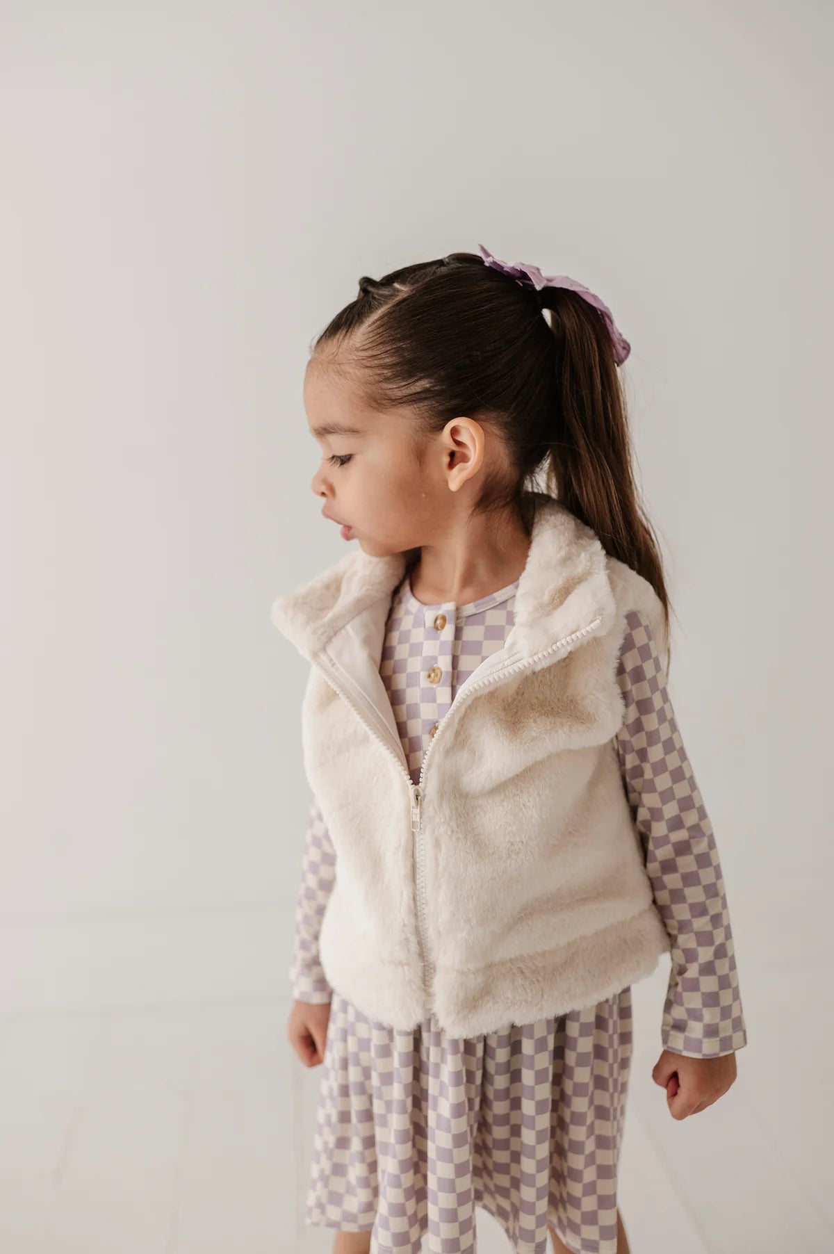 BABYSPROUTS: FUR VEST - BEIGE