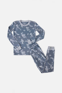 PJ SALVAGE: GAME DAY KIDS PJ SET