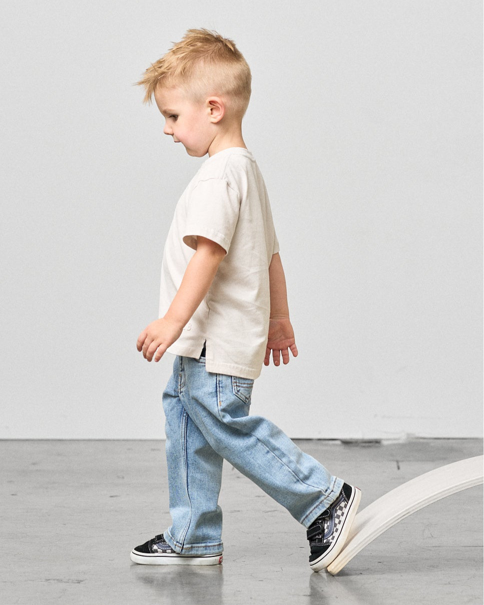 LITTLE BIPSY: STRAIGHT LEG DENIM
