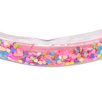 PINK POPPY: RAINBOW HEARTS GLITTER HEADBAND