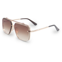 TOPFOXX: SMALL BELLA COFFEE - TANGLE FREE AVIATOR SUNGLASSES