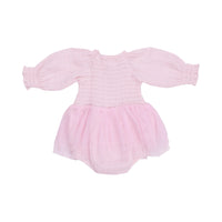 ANGEL DEAR: LONG SLEEVE BUBBLE TUTU - BALLET PINK