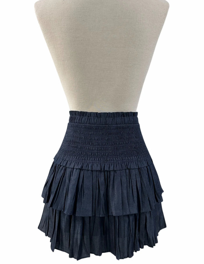RESET BY JANE: SAMARA SKIRT - DARK INDIGO