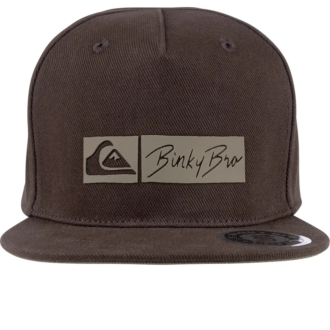BINKY BRO: QUIKSILVER & BINKY BRO SNAPBACK - BROWN