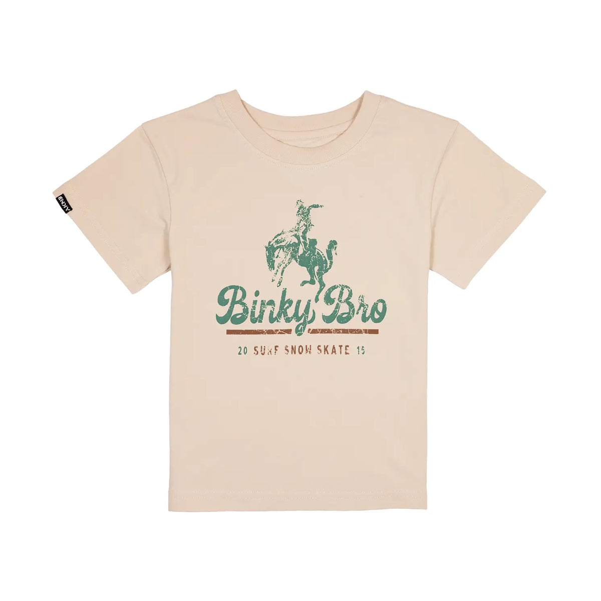 BINKY BRO: KIDS GRAPHIC T-SHIRT BINKYBRONCO