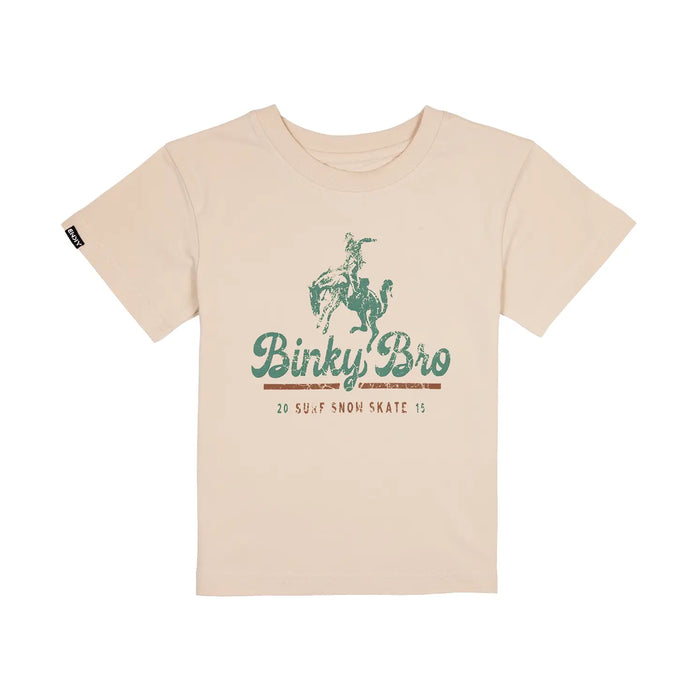 BINKY BRO: KIDS GRAPHIC T-SHIRT BINKYBRONCO