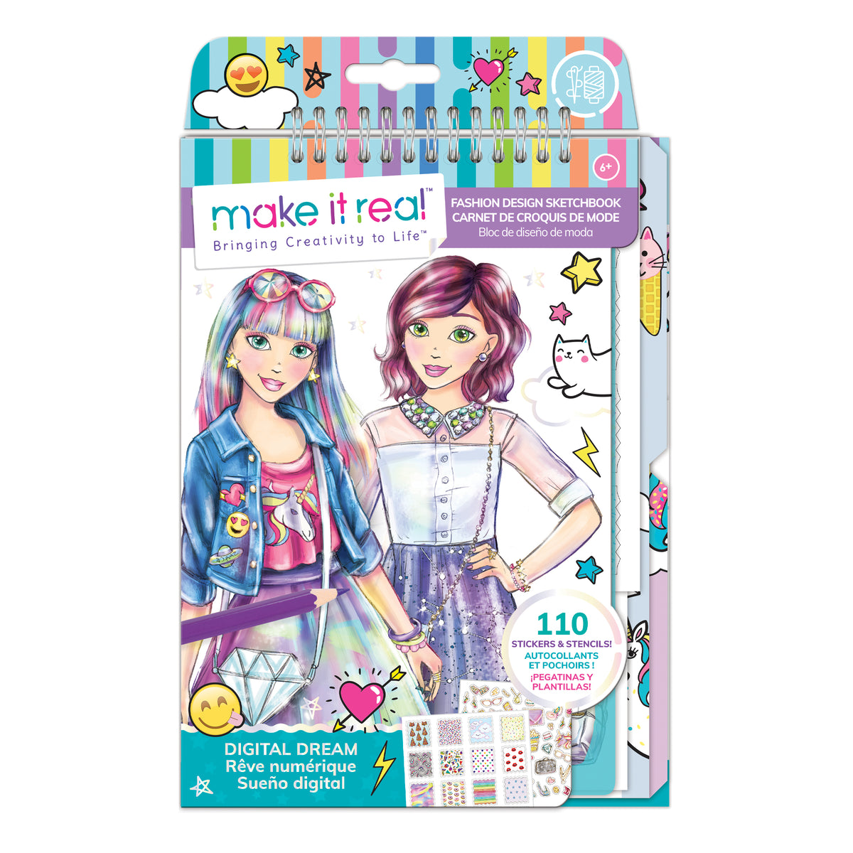 MAKE IT REAL: FASHION DESIGN SKETCHBOOK: DIGITAL DREAM