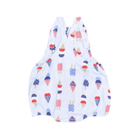 ANGEL DEAR: AMERICAN ICE CREAM SUNSUIT - BLUE