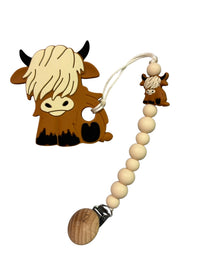 THREE HEARTS:  TEETHER & CLIP BUNDLE