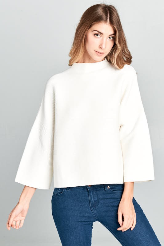 NOT YOUR CASUAL TOP - IVORY