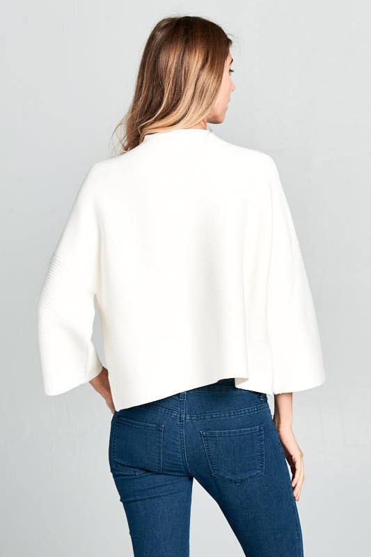 NOT YOUR CASUAL TOP - IVORY