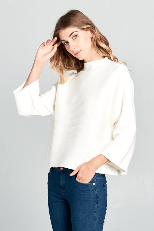 NOT YOUR CASUAL TOP - IVORY