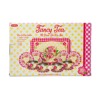 15-PIECE FANCY TIN TEA SET - BEAUTIFUL FLOWERS
