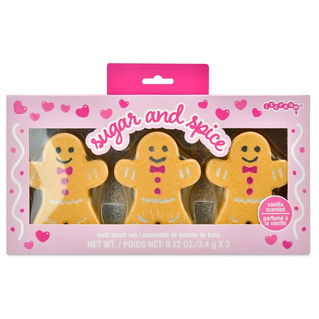 ISCREAM: SUGAR AND SPICE BATH BOMB SET