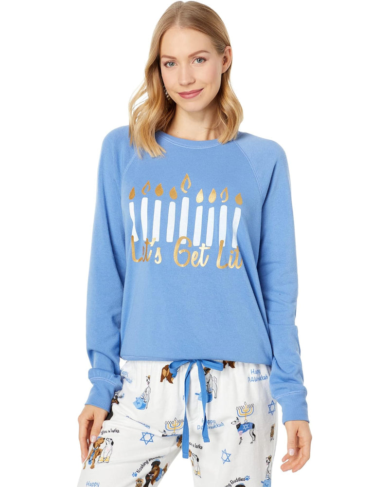 PJ SALVAGE: LET'S GET LIT SWEATSHIRT