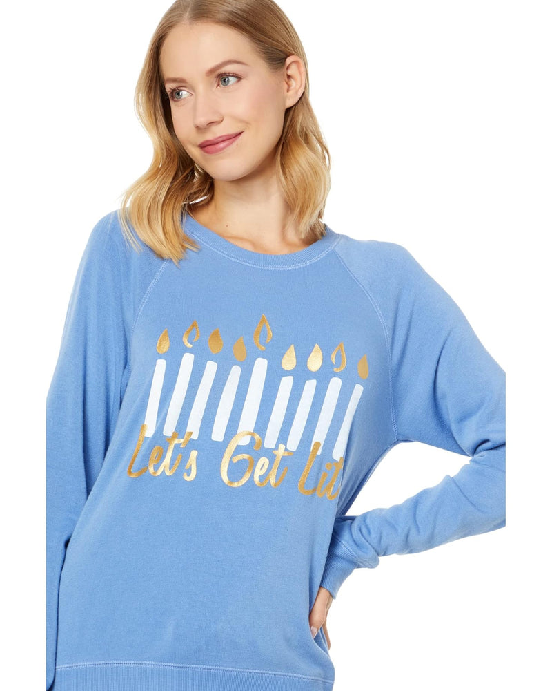 PJ SALVAGE: LET'S GET LIT SWEATSHIRT