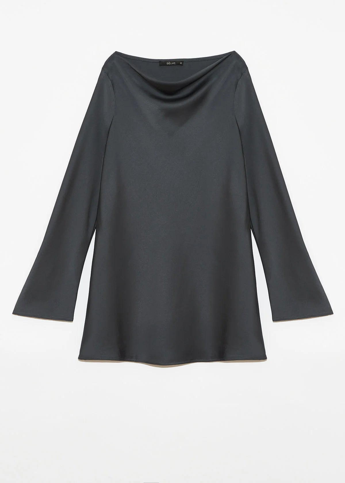 DELUC: LIGUSTRUM LONG SLEEVE DRESS - ONYX GREY