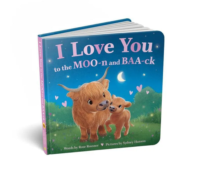 I LOVE YOU TO THE MOO-N AND BAA-CK
