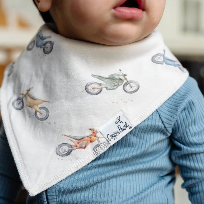 COPPER PEARL: RYDER BANDANA BIB SET (4-PACK)